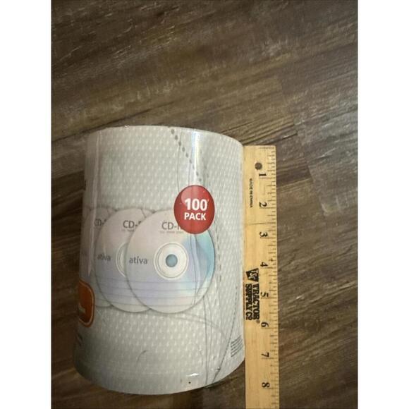 New Factory Sealed 100 PK Ativa CD-R 52x 700MB 80MIN - Picture 10 of 10